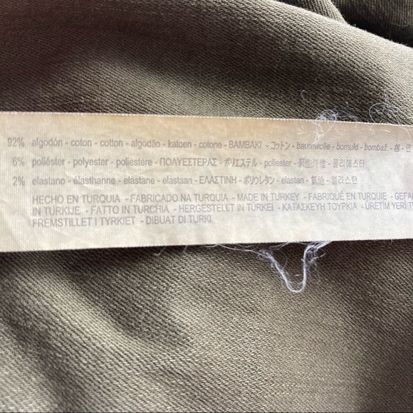 Zara Distressed Raw Hems High Rise Skinny Jeans - Picture 11 of 11